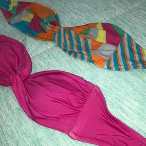 🦄 Bundle of 2 Strapless Swim Tops